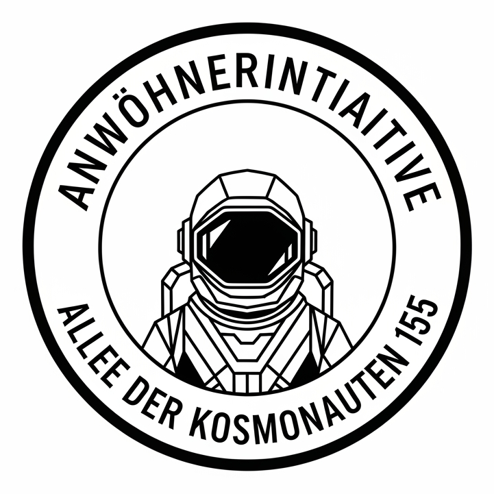 Anwohnerinitiative Allee der Kosmonauten 155 (AdK155) [Logo]